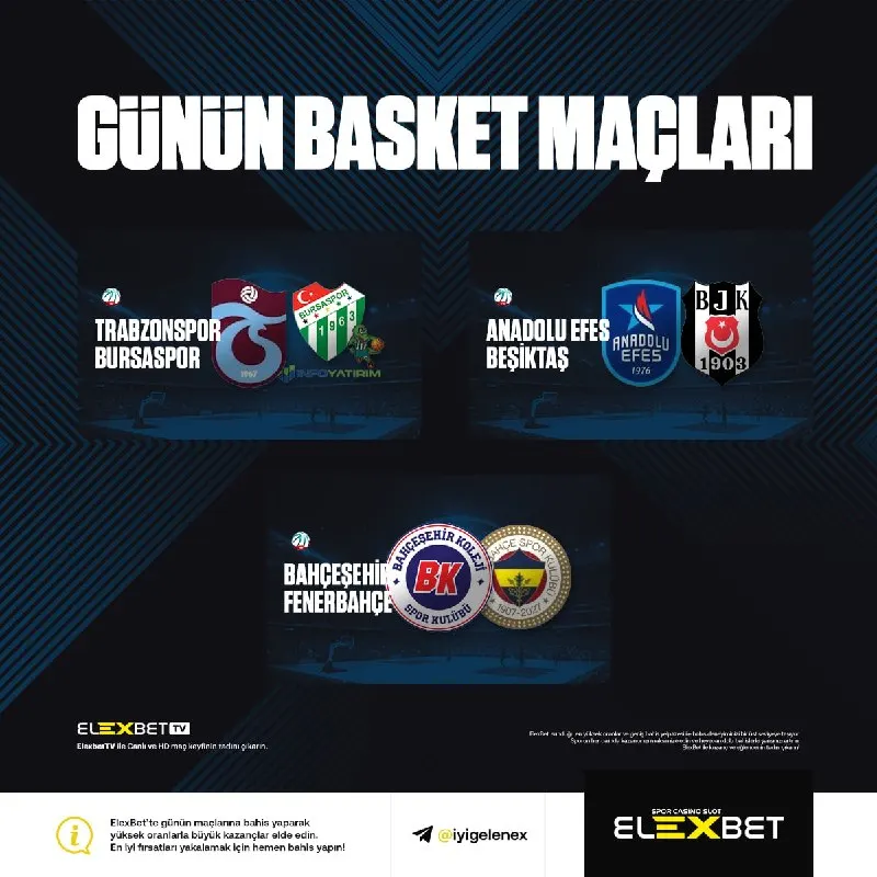 🏀 BASKETBOL SÜPER LİGİ'NDE DEV MAÇLAR! ➡️ TRABZONSPOR 🆚 BURSASPOR ➡️ ANADOLU EFES 🆚…