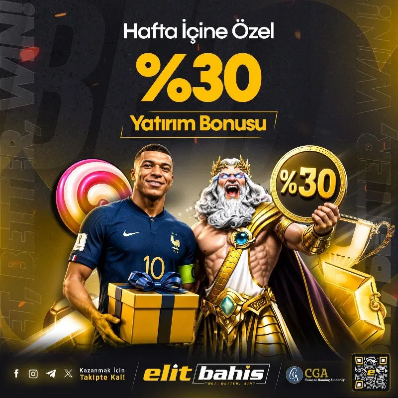 ⚡ Hafta İçine Özel %30 Yatırım Bonusu! Haftanın ortasında fırsat Elitbahis’ten geliyor!…