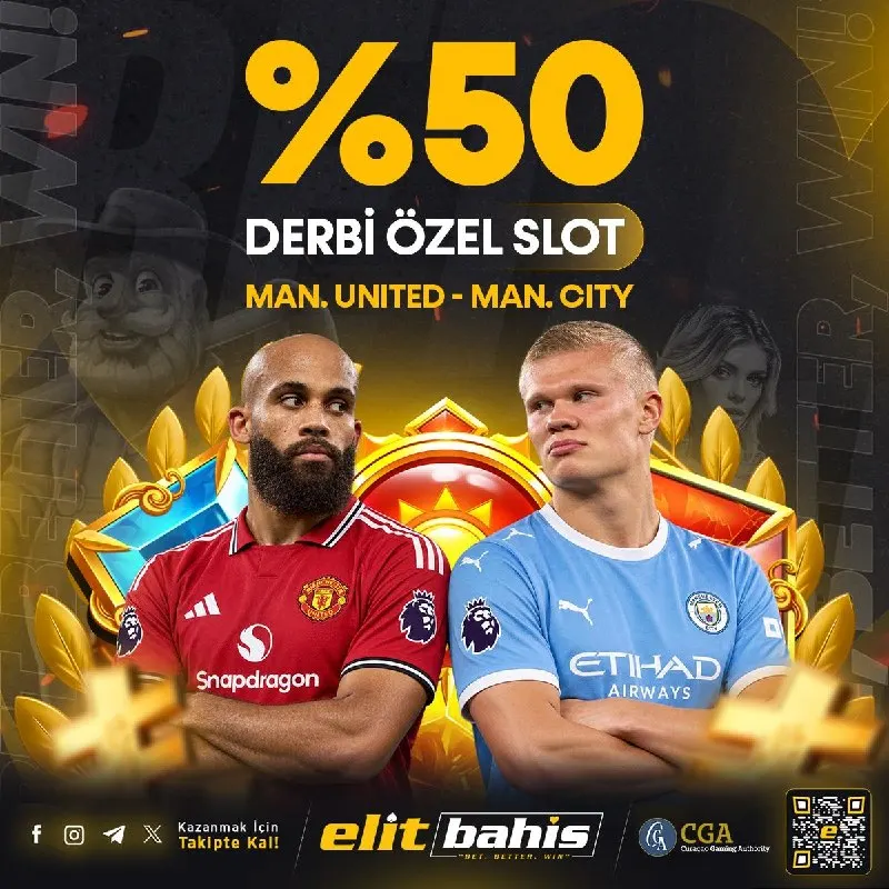 🔥 DERBİ HEYECANI ELİTBAHİS’TE! 🔥 🏴󠁧󠁢󠁥󠁮󠁧󠁿 MAN. UNITED 🆚️ MAN. CITY 🏴󠁧󠁢󠁥󠁮󠁧󠁿 ⚽️ Derbi özel…