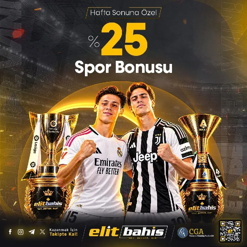 🔥 Hafta Sonuna Özel Spor Bonusu! ⚽️ 🔥 Hafta sonu maç heyecanına %25 Spor Bonusu ile eşlik…