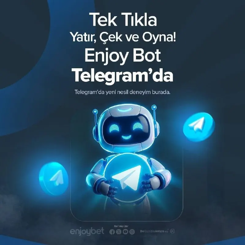 🚀 Tek tıkla yatırım, çekim ve oyun keyfi! 🤖Enjoy Bot artık Telegram’da! Hızlı, pratik ve…