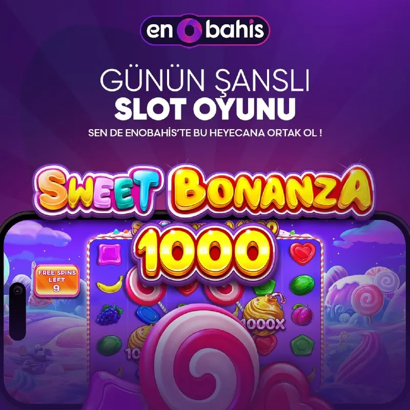 🎁 Günün Oyunu 🍭 SWEET BONANZA 1000 🍭 ve EnoBahis farkı ile güzel kazançlar elde etmek bir…
