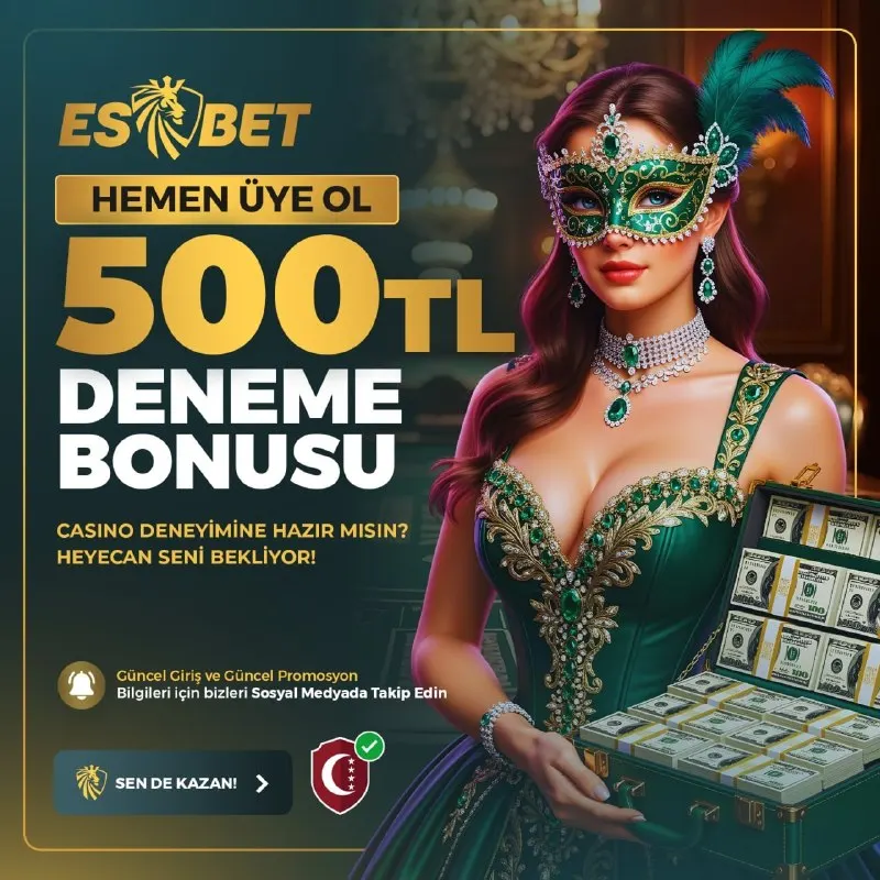 👑ESBET’TEN 500 TL DENEME BONUSU! HEMEN ÜYE OL, CASİNO HEYECANINA SEN DE KATIL! RİSK YOK…