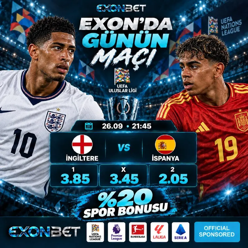 🏆 UEFA ULUSLAR LİGİ’NDE GECENİN MAÇI! 🇬🇧 İNGİLTERE – İSPANYA 🇪🇸 ⚽️ JUDE BELLINGHAM 🆚…