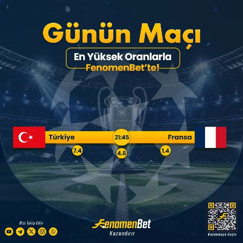 🚀 Haydi Bizim Çocuklar ! 🇹🇷 🏆 Uluslar Liginde Günün Maçı! ⚽ Türkiye 🆚 Fransa 📊 Yüksek…