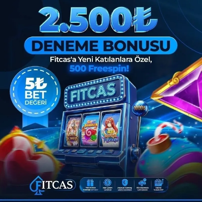 🎁 2.500₺ DENEME BONUSU 🎁 🆓 Fitcas'a Yeni Katılanlara Özel, 500 Freespin Anında Hesabında!…