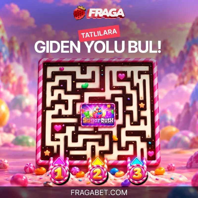 🍬 Sugar Rush'ın tatlı dünyasına giden yolu bul! 🍭 Karşında tatlılarla dolu gerçek bir…