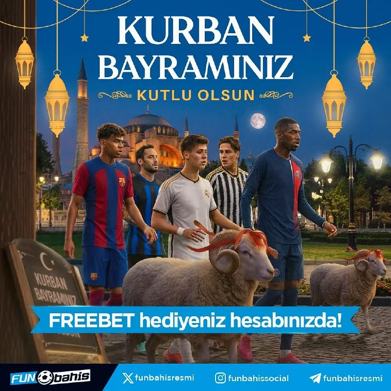 🎁 FunBahis'ten Bayram Hediyesi 🎁 Spor Bahislerinde geçerli hediye Freebetleriniz…