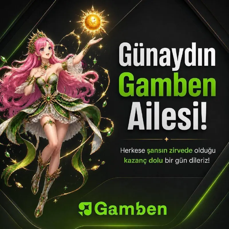 🧚BUGÜN ŞANS SENİNLE! 🪂Talihini dene, Gamben ile heyecana katıl! 🍀 Güncel Giriş İçin…