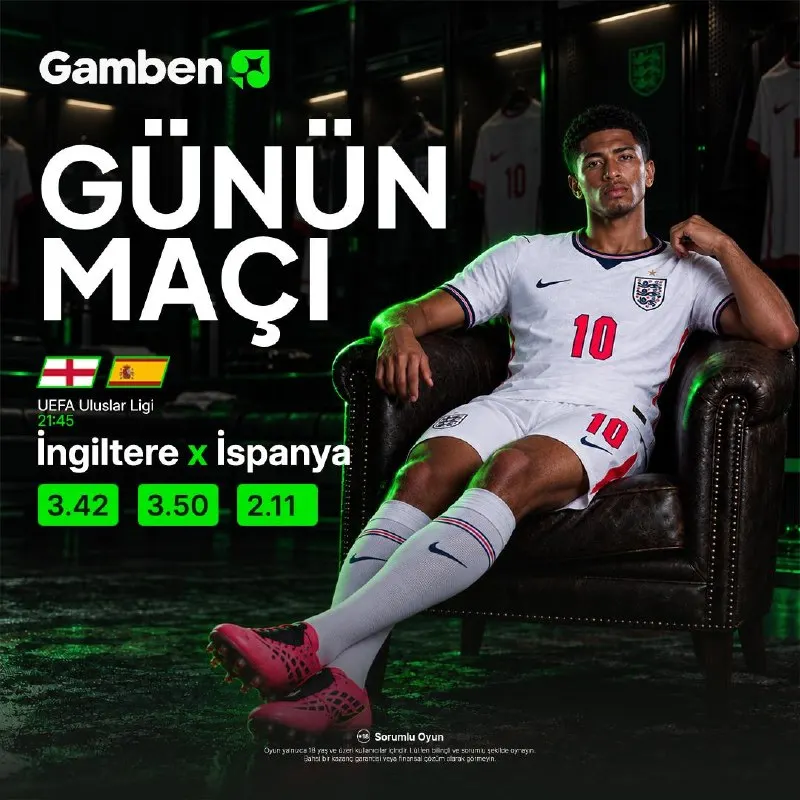🏴󠁧󠁢󠁥󠁮󠁧󠁿 WEMBLEY'DE AVRUPA ŞAMPİYONUNA KARŞI! ⚽️ İngiltere - İspanya, Uluslar Ligi, 21.45…