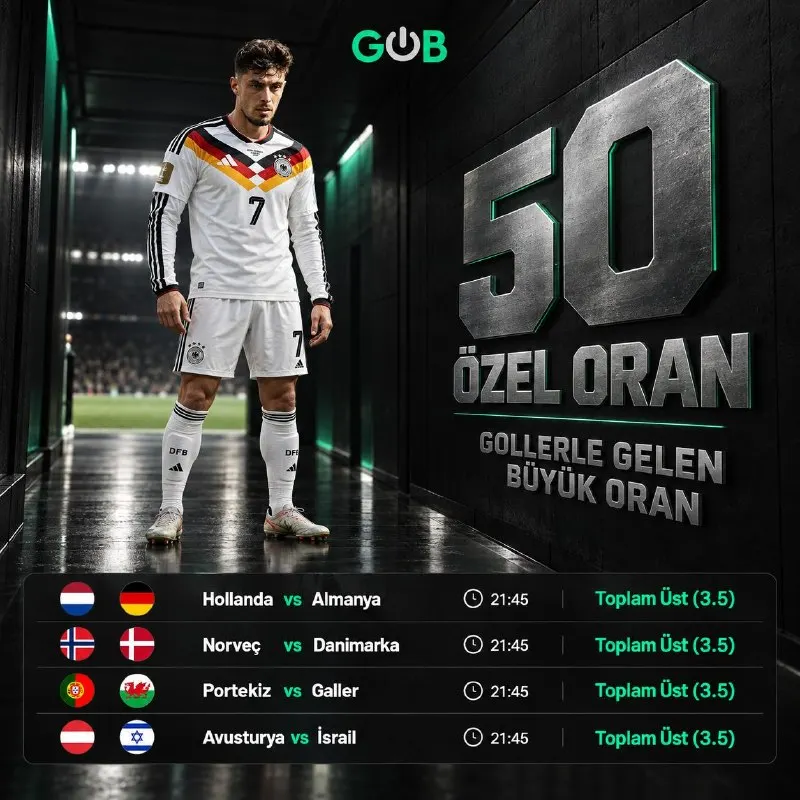 50 KOMBİNE ÖZEL ORAN ⚡️ ÖZEL ORAN : 50.00 ❕MAKSİMUM BET : 50₺ DİREKT KUPONA GİT ❤️❤️❤️❤️❤️