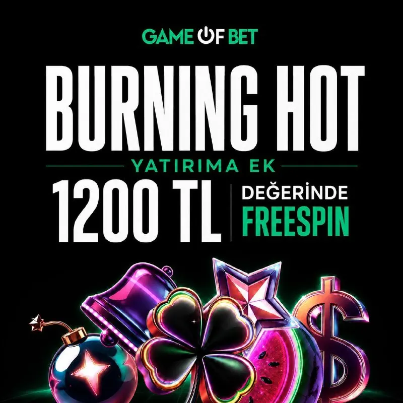 💵 YATIRIMA EK ÇEVRİMSİZ LİMİTSİZ FREESPIN AKTİF ! 🍀 Minimum 500₺ yatırmanız yeterlidir. 💥…