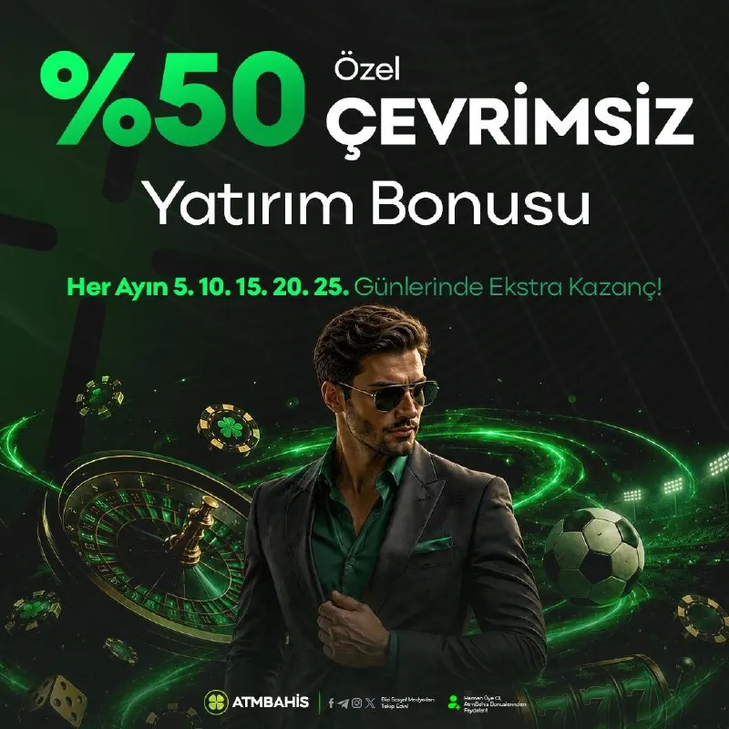 ❤️ ÖZEL BONUS GÜNLERİ BAŞLADI! ❤️ 🗓 Ayın belirli günlerinde ekstra kazanç zamanı! 💥 5 /…