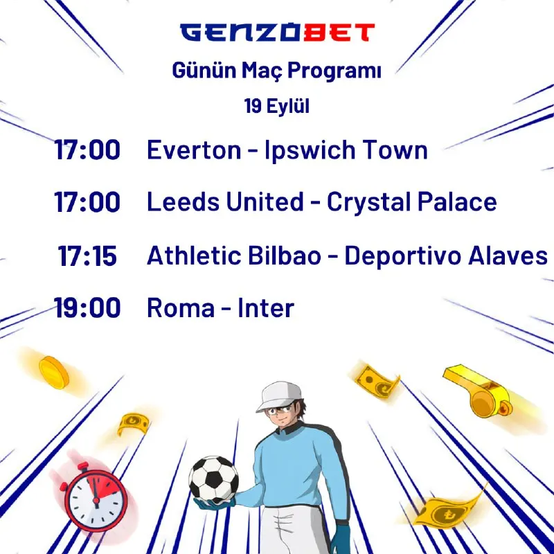 ⏳ Everton - Ipswich Town, Leeds United - Crystal Palace, Athletic Bilbao - Deportivo…