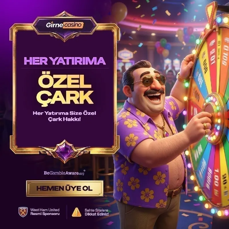 🎰 Çarkı Çevir, Şansını Kazanca Dönüştür! 🔤 Girnecasino’da her yatırım yeni bir heyecan…