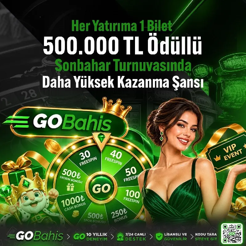 📣 500.000TL Ödüllü Sonbahar Turnuvası! 🎁 Ödül havuzunda kazanç fırsatı seninle! 💸…