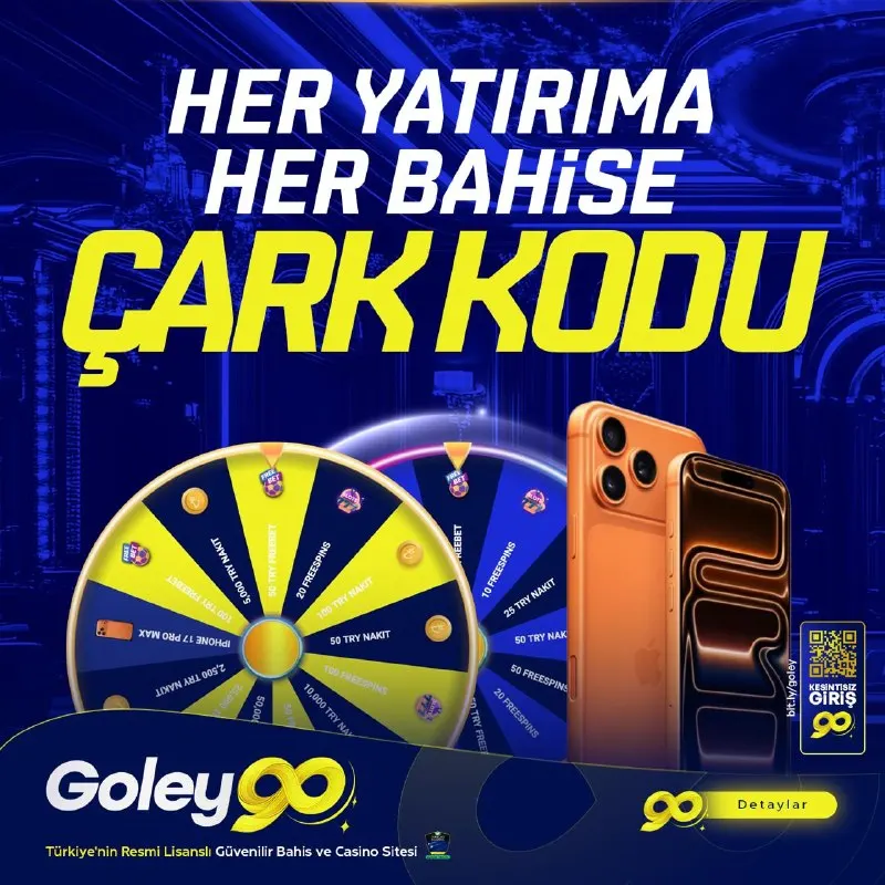 🎁 HER YATIRIMA HER BAHİSE ÇARK KODU! 💎 💰 Çarkı Döndür ve Kazan Her yatırımın seni heyecan…