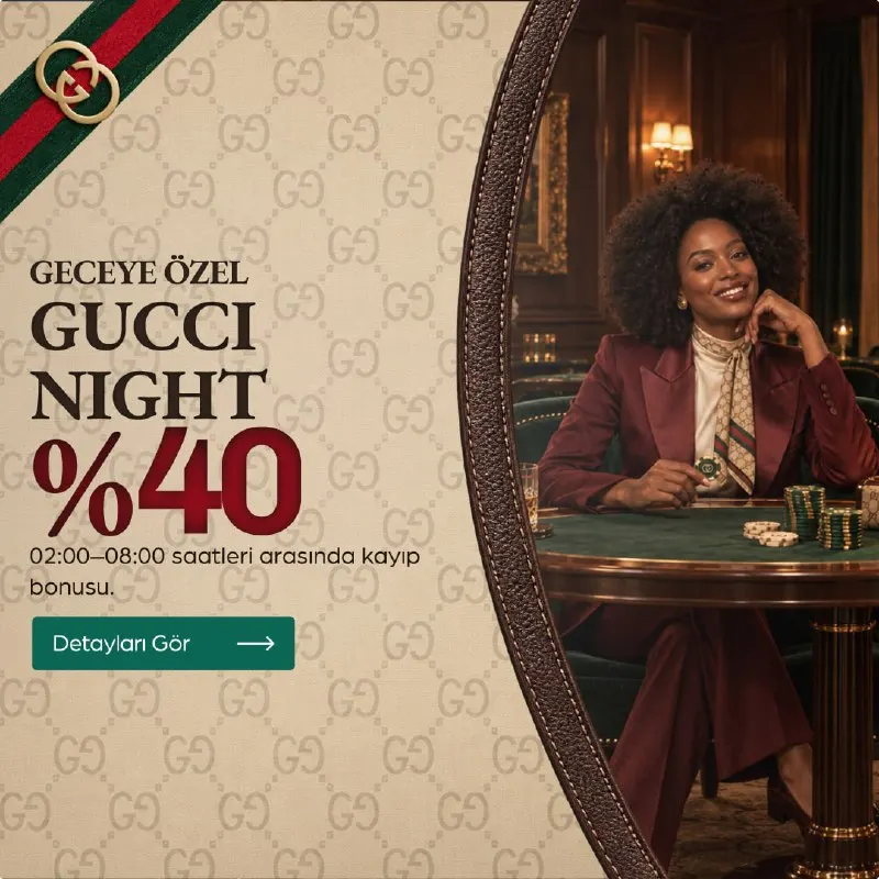 🤩🤩🤩🤩🤩 🤩🤩🤩🤩🤩 ⏱ 02:00 – 08:00 saatleri arasında⏳ GucciBahis’te %40 BONUS FIRSATI!…