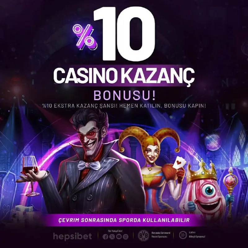 🎉 %10 Ekstra Casino Kazanç! Şansınızı Katlayın, Bonusunuzu Kapın! 🎁 Heyecan dolu anlar…
