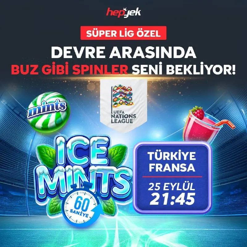 🧊 MİLLİLER SAHADA, 60 SANİYE SENDE! ⚽ Türkiye – Fransa | UEFA Uluslar Ligi 🕘 Maç 25 Eylül…