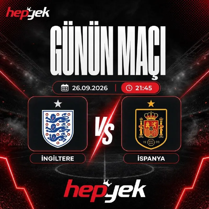 🅰️🅰️🅰️🅰️🅰️ 🅰️🅰️🅰️🅰️ 🔥 Hepyek'de Günün Öne Çıkan Karşılaşması! ➡️ İngiltere 💚 İspanya ⬅️ 🏆…