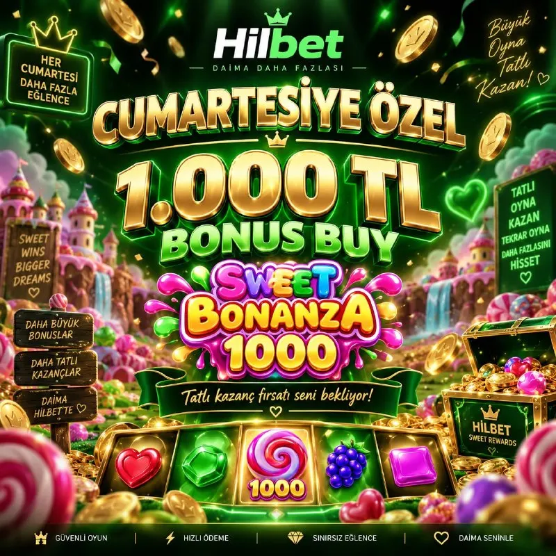 🟢🟢🟢🟢 🟢🟢🟢🟢🟢🟢🟢🟢🟢 ❗️ 📢 CUMARTESİYE ÖZEL 1.000 TL BONUS BUY❗️ 🔞 Sweet Bonanza 1000 heyecanı…