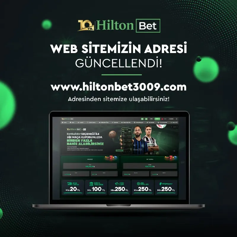 ‼ Site adresimiz güncellendi! 🔔 Bize artık https://www.hiltonbet3009.com üzerinden…