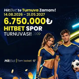 💛 HİTBET SPOR TURNUVASI DEVAM EDİYOR! 💸 Sporun heyecanı 6.750.000 ₺ toplam ödül havuzuyla…