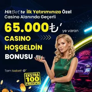 💥 HitBet’te Ayrıcalıklı Başlangıç Fırsatı! 💥 🎁 65.000₺’ye varan Casino Hoş Geldin Bonusu…