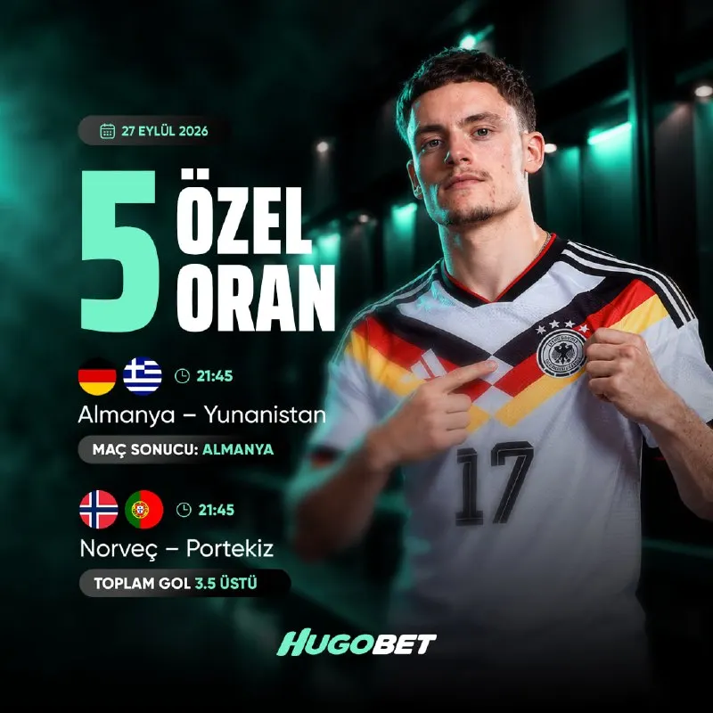 💚 ULUSLAR LİGİ HEYECANI HIZ KESMEDEN DEVAM EDİYOR, EN ÖZEL ORANLAR HUGOBET'TE! ÖZEL…