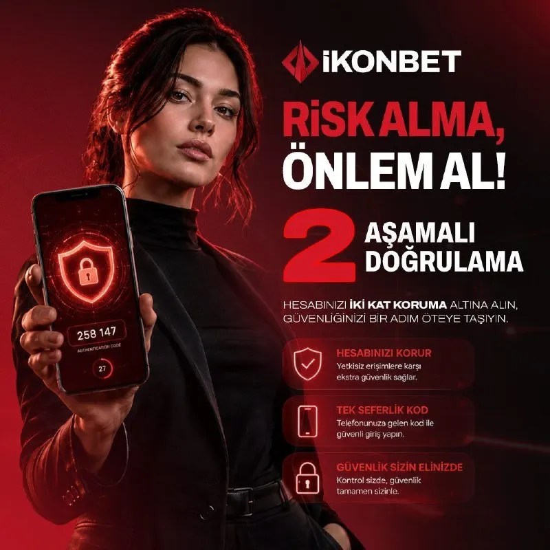 🔴 RİSK ALMA ÖNLEM AL! 🌟 2FA Güvenlik sistemi ile hem hesabınızı hem kazançlarınızı…