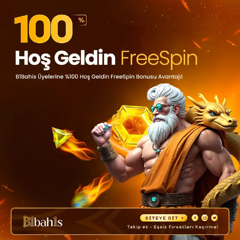 %100 HOŞ GELDİN BONUSU YENİ KAYIT OLAN ÜYELERE ÖZEL ! ⚡️ %100 Hoş Geldin Free Spin Bonusu…