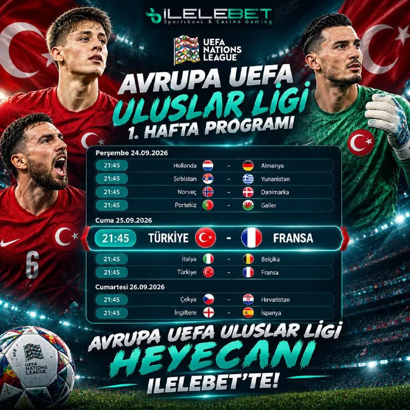 🏆 UEFA Uluslar Ligi'nde heyecan başlıyor! ⚽️ Haftanın kritik karşılaşmaları 🔥En yüksek…