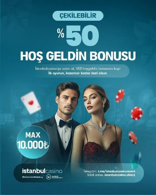 KAZANMAK İÇİN TEK ADRES ✨ İSTANBUL CASİNO ✨ Yeni üyelerimize özel, ilk yatırımlarına %50…