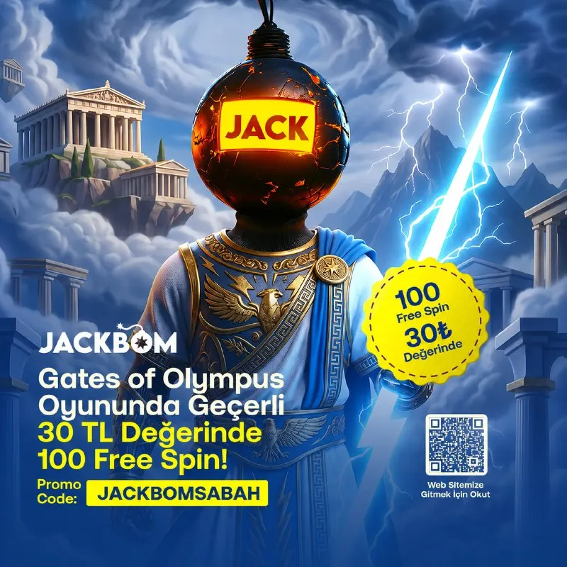 🔥JACKBOM’DAN HERKESE 30₺ DEĞERİNDE 100 FREESPİN! 🔥 💥 PROMO CODE: JACKBOMSABAH 🔔…