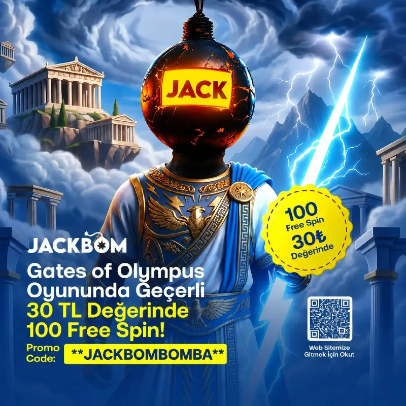🔥JACKBOM’DAN HERKESE 30₺ DEĞERİNDE 100 FREESPİN! 🔥 💥 PROMO CODE: JACKBOMBOMBA 🔔…