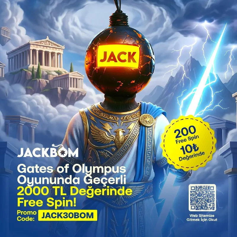 🔥JACKBOM’DAN HERKESE 30₺ DEĞERİNDE 100 FREESPİN! 🔥 💥 PROMO CODE: JACK30BOM 🔔…