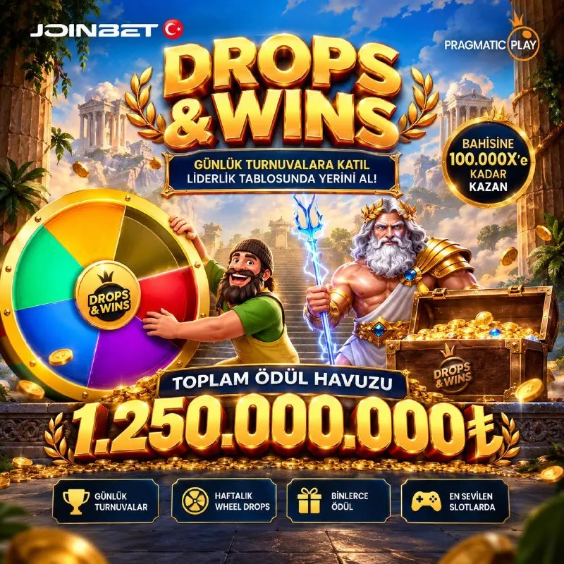 🧡🧡🧡🧡🧡🧡 DROPS & WINS: 1.250.000.000 TL ÖDÜL HAVUZU!🔞 Pragmatic Play’in büyük ödül…