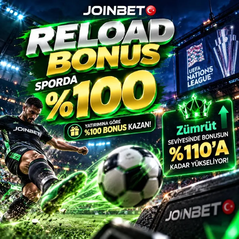 🧡 %100 RELOAD BONUS — SPORDA BONUSUNU BÜYÜT! ⚽️ Spor bahislerine özel %100 Reload Bonus…