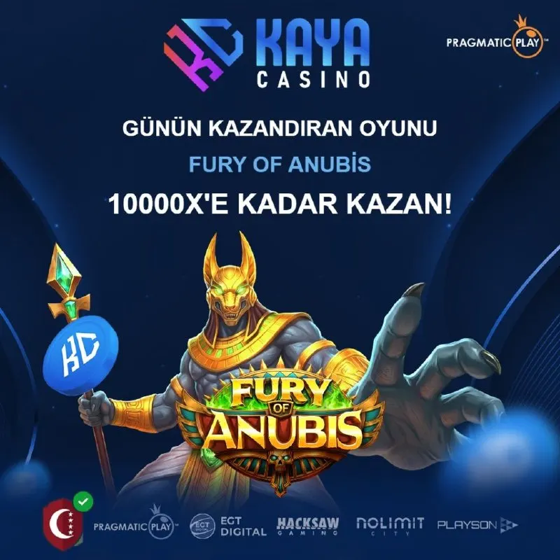 💸 KAYA CASINO'DA GÜNÜN KAZANDIRAN OYUNU: Fury of Anubis! 🐺⚡️ 🎰 Antik Mısır'ın gizemli…