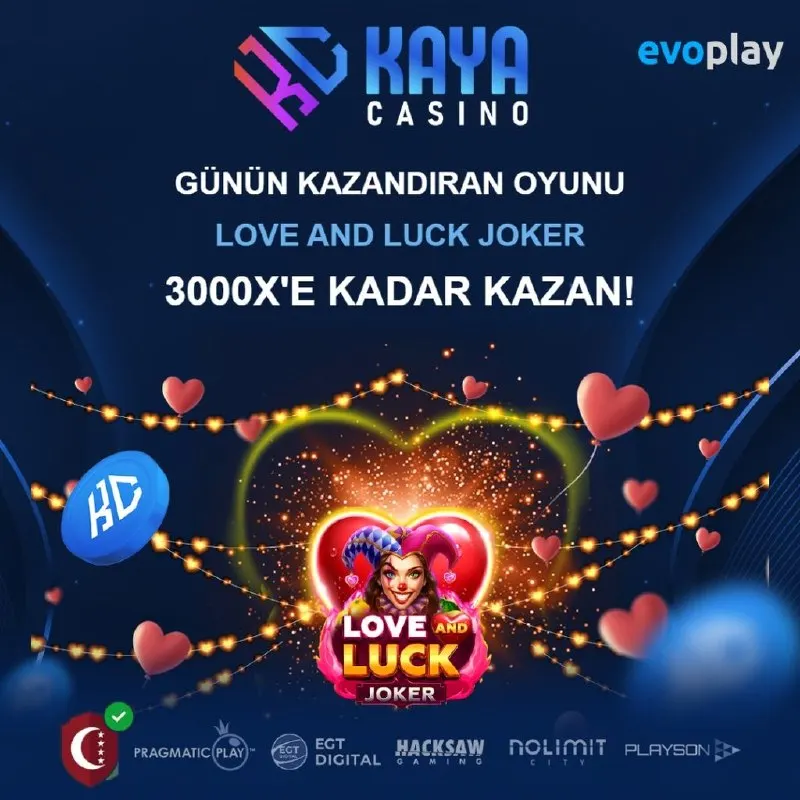 👑 KAYA CASINO'DA GÜNÜN KAZANDIRAN OYUNU: LOVE AND LUCK JOCKER 🍬✨ 🚀 Love And Luck…
