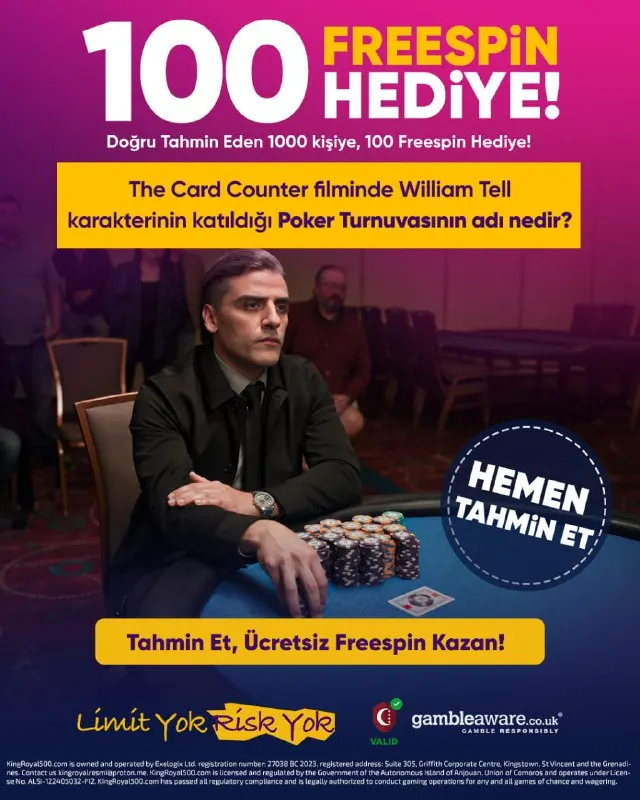 🤔 THE CARD COUNTER’I İZLEYEN CEVABI KAPAR! 🤔 💎 William Tell’in katıldığı Poker…
