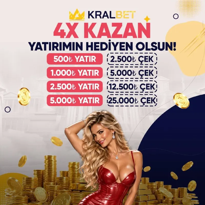 🤑 4X KAZAN, YATIRIMIN BİZDEN HEDİYE! ♾ Her Gün Sınırsız Kullanım! 💰 500₺ YATIR → 2.500₺…