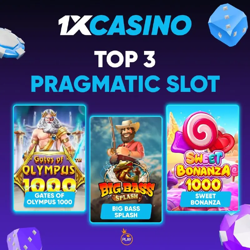 🎰1xCasino’daki en iyi 3 Pragmatic Play slotu 🎰 🔞 Gates of Olympus 1000 Yüksek volatilite…
