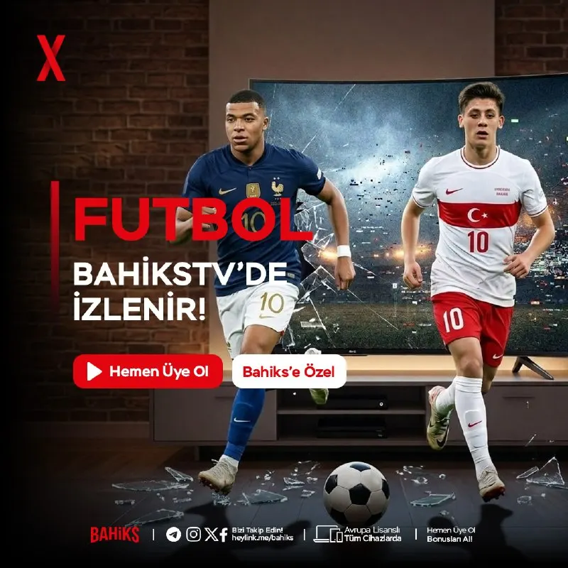 📺 FUTBOL BAHİKSTV’DE İZLENİR! 📺 ⚽️Efsanelerin karşı karşıya geldiği dev maçlar ve…