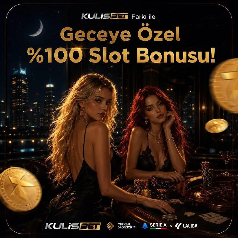 🌙 Gececilere özel %100 Slot bonusu Kulisbet’ten ✨ Kulisbet'te geceye özel %100 Slot…