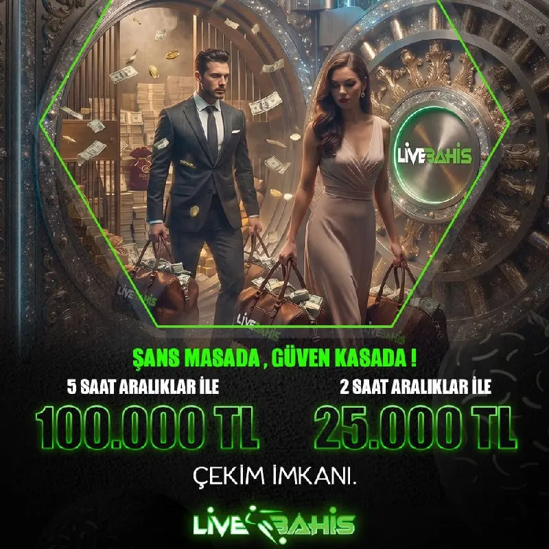LiveBahis'te kazancına ulaşmak artık çok daha hızlı: ✅ 5 saat aralıklarla 100.000 TL ✅ 2…