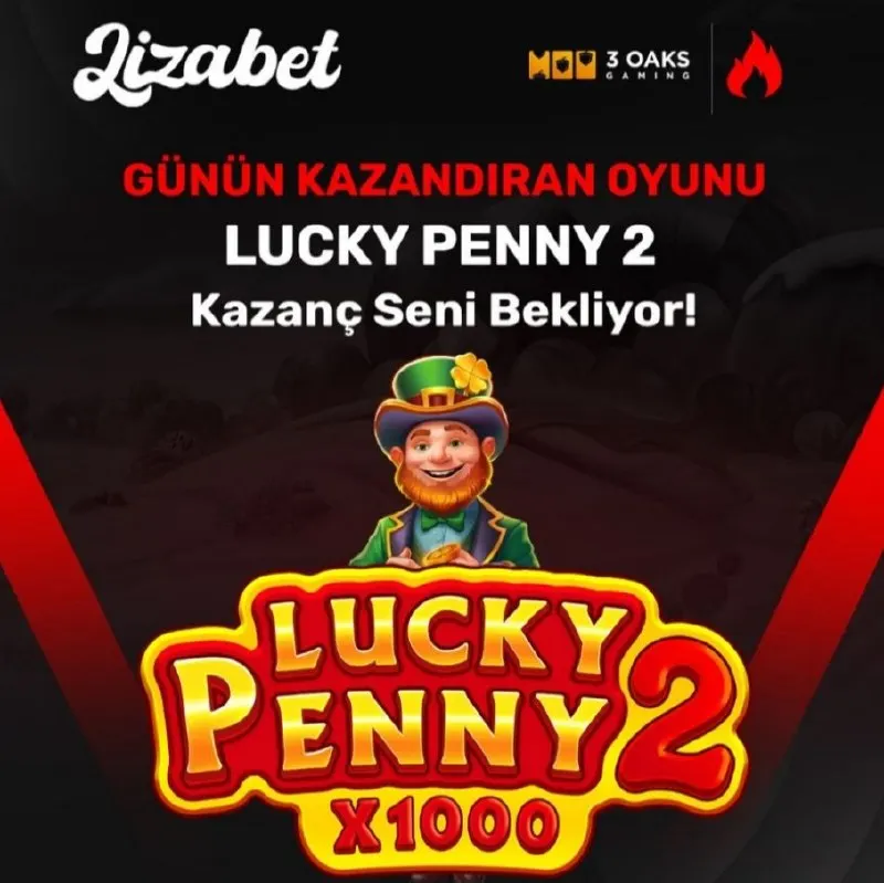 🍀 LİZABET'TE GÜNÜN EN ÇOK KAZANDIRAN OYUNU: Lucky Penny 2 – ŞANSLI BİR GÜN? 💰🍀 💸 Her spin…