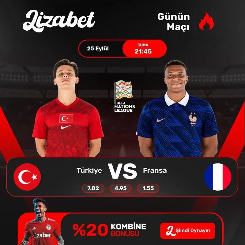 🇹🇷 MİLLİ HEYECAN BU AKŞAM LİZABET'TE BAŞLIYOR! HEMEN YERİNİ AL! 🇹🇷🔥 Günün öne çıkan…