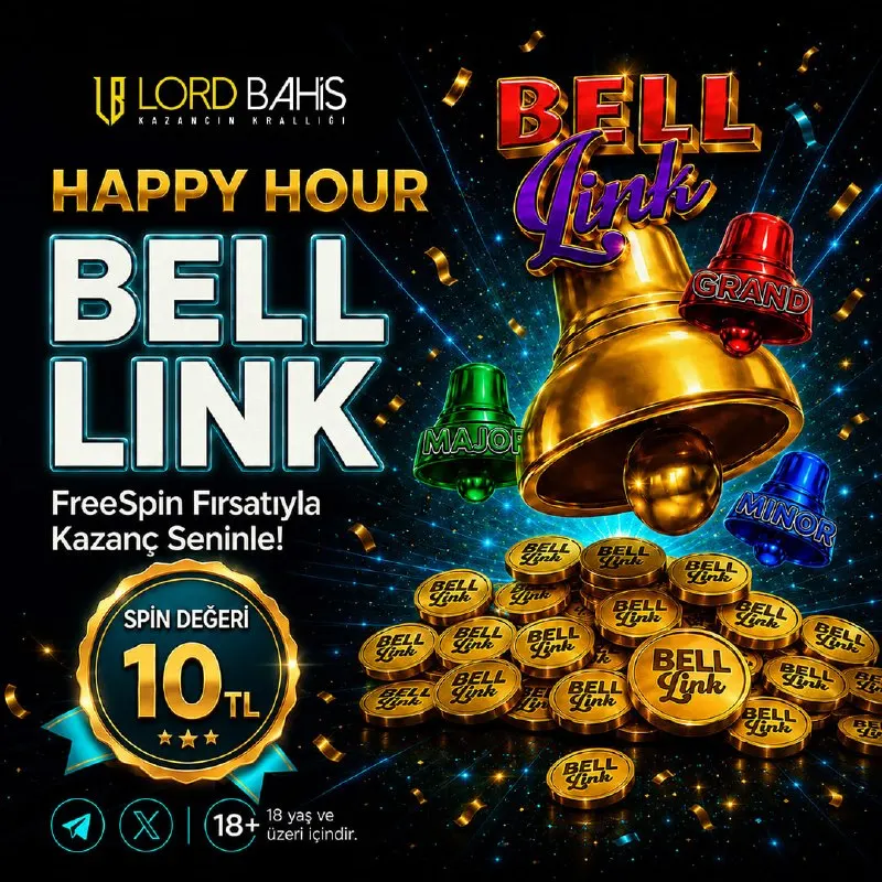 🔔 Bell Link çanlar senin için çalıyor!🔔 🎯10₺ Spin Değerli İle Kazanç Seninle ❗️ 🎲Hadi…